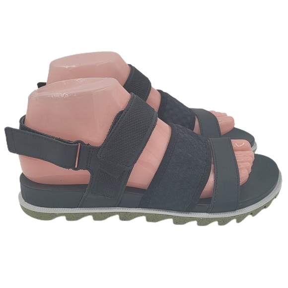 Sorel Shoes - New Sorel Roaming Decon Black Suede Leather Mesh Sandals Size 7